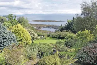  ?? 50_c35anceard­ach14 ?? Looking out to the Kilbrannan Sound from the Russells’ garden.