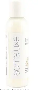  ??  ?? Somaluxe Firming Lotion with Collagen, COQ10 and Vitamin C for Face, Neck and Body