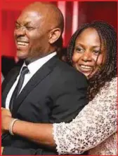  ??  ?? Tony Elumelu and wife