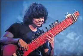  ??  ?? Gifted: Niladri Kumar continues the ancient tradition of Indian classical music