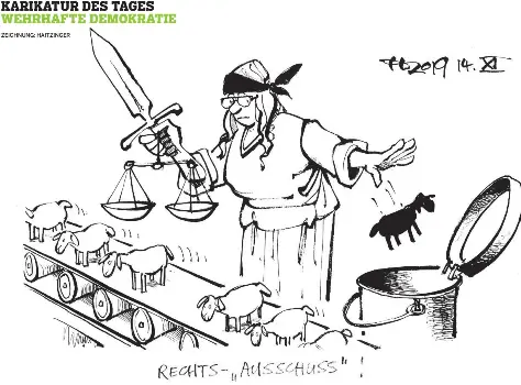 Karikatur Des Tages Wehrhafte Demokratie Pressreader