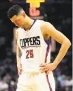  ?? Sean M. Haffey / Getty Images ?? Austin Rivers (nine points) had no answers for the Clippers’ woes in Game 7.