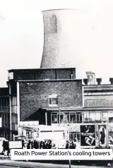  ??  ?? Roath Power Station’s cooling towers