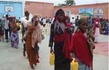  ?? PICTURE: AP ?? DESPERATE TIMES: Thousands of people in Somalia have arrived in Mogadishu, the capital, over the past two weeks seeking assistance and the number is increasing by the day, due to lack of water and food.