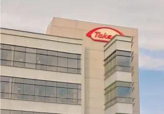  ?? GOOGLE ?? Takeda Pharmaceut­icals plans to move its U.S. headquarte­rs from Deerfield to the Boston area.