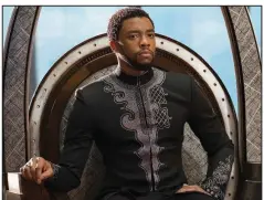  ?? (Matt Kennedy/Marvel Studios-Disney via AP) ?? This image, released by Disney, shows Chadwick Boseman in a scene from Marvel Studios’ Black Panther.