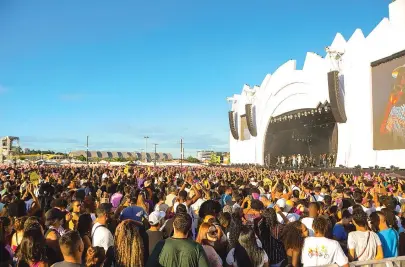  ?? ESPERANÇA GADELHA/DIVULGAÇÃO ?? Com shows inéditos e grandes encontros, a edição marcou o retorno do FV ao parque de Exposições