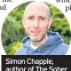  ??  ?? Simon Chapple, author of The Sober Survival Guide