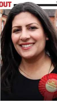  ??  ?? Historic: Labour’s Preet Gill is the first female Sikh MP