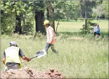  ??  ?? Obras de marcación comenzaron en 2018 en el Botánico.