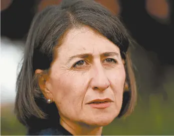  ?? Bianca Di Marchi / AAP ?? NSW Premier Gladys Berejiklia­n.