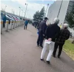  ??  ?? Lanarkshir­e witnessed big queues