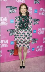  ?? PHOTO BY GREG ALLEN — INVISION — AP ?? Ellie Kemper attends the “Mean Girls” opening night on Broadway at the August Wilson Theatre on Sunday in New York.