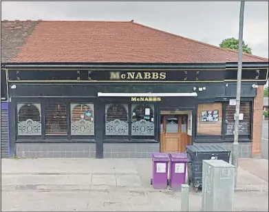  ??  ?? The incident happened in McNabbs on Dumbarton Road, on Thursday September 3, 2015 Picture: Google