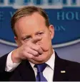  ?? AP ?? Sprecher Sean Spicer.