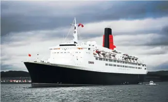  ?? Picture: Wikimedia Commons ?? TO THE MOON AND BACK The QE2 in her sailing days.