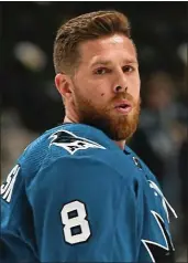  ?? STAFF FILE PHOTO ?? Joe Pavelski had a streak of 10straight years with 20 goals or more in his time with the Sharks.