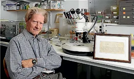  ?? PHOTO: SUPPLED ?? Nobel prize winner Sir John Gurdon is set to give a lecture in Nelson.