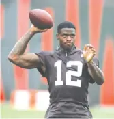  ?? RON SCHWANE/AP ?? “I took the time needed to ensure my overall mental and physical health,” oft-suspended Josh Gordon wrote in a statement on Twitter.