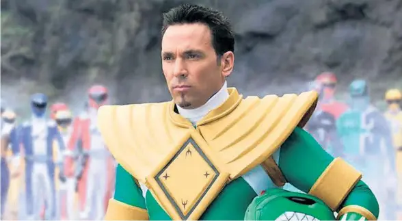  ?? Foto: Saban Entertainm­ent ?? Jason David Frank como Tommy Oliver en ‘Power Rangers’.