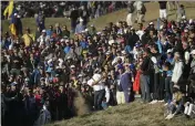  ?? MATT DUNHAM — THE ASSOCIATED PRESS, 2018 ?? Brooks Koepka of the US plays out of the rough during a foursome match on the second day of the 42nd Ryder Cup at Le Golf National in Saint-Quentin-en-Yvelines, outside Paris, France.