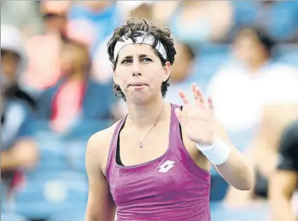  ?? MD ?? Carla Suárez está recibiendo infinidad de muestras de cariño de todo el mundo del tenis, femenino y masculino, tras anunciar su enfermedad