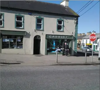  ??  ?? Cassidy’s Corner Shop in Ballymote.