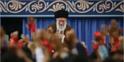  ?? (Reuters) ?? IRAN’S SUPREME Leader Ayatollah Ali Khamenei told Muslim leaders yesterday that wherever Islam has triumphed, the ‘arrogance’ of the West had been slapped down.