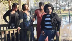  ?? Terri Fensel / Associated Press ?? Rhiannon Giddens, Allison Russell, Leyla McCalla and Amythyst Kiah, of Our Native Daughters, premiering Monday on Smithsonia­n Channel.