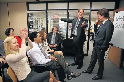  ?? Picture: NBC ?? The global hit comedy series ’The Office’, which has been successful­ly adapted in other countries, is now being prepared for Indian television audiences.