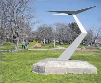  ?? RYAN TAPLIN ■ THE CHRONICLE HERALD ?? Saunders Park, which is located on the site of the former Halifax Civic Airport in the city’s west end, is one of 16 proposed designated sites for encampment­s in HRM.