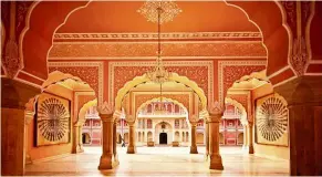  ?? — Photos: aFP ?? The City Palace Museum in Jaipur, India.