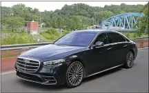  ?? MARC GRASSO—MEDIANEWS GROUP ?? The Mercedes Benz S580is a luxury sedan to write home about. With 496 horsepower, it goes from zero to 60 in 4 seconds and feels like you’re sitting on your sofa.