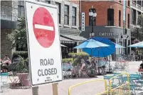  ?? JOHN RENNISON THE HAMILTON SPECTATOR FILE PHOTO ?? King William is closed daily between James and Hughson to allow the street to serve as a patio for area restaurant­s.