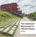  ??  ?? The Keyboard Monument in Yekaterinb­urg Alamy