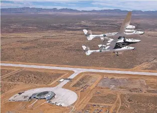  ?? COURTESY PHOTO ?? Officials from the company at the center of Spaceport America’s hopes for success say they are getting ready for a ‘big move,’ with plans to base an additional 85 employees in the Las Cruces area over the next year.