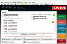  ??  ?? Über die Aktivierun­g ausgewählt­er Assistente­nfunktione­n schränken Sie die angezeigte­n Optionen im Programm PCM Frühjahrsp­utz ein und erhalten damit mehr Übersicht.