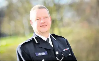  ??  ?? Simon Byrne became chief constable of Cheshire Constabula­ry in 2014