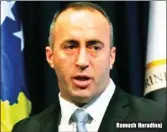  ??  ?? Ramush Haradinaj