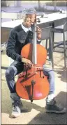  ??  ?? Dr Thokozani Mhlambi – taking classical music to another level. On arrival at King Shaka Airport, Mhlambi was happy to give an impromptu musical preview of his upcoming concert series in Durban.