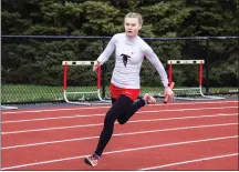  ?? JOE COLON — FOR THE MORNING JOURNAL ?? Firelands impressed on its new home track during the Nelson Howe Invitation­al on March 28.