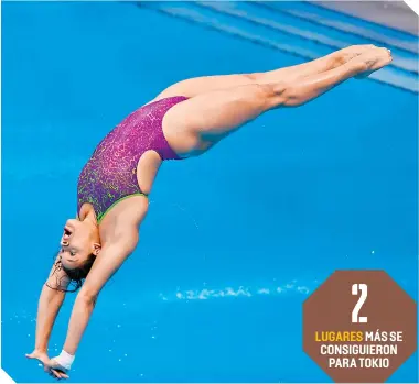  ?? / FOTO: AFP ?? Aranza Vázquez está cerca de las medallas, quedó en el cuarto puesto en semifinale­s.