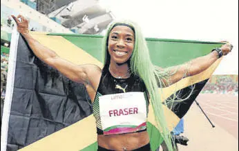  ?? GETTY ?? Fraser-pryce has won two Olympic 100m titles and four individual gold medals at athletics worlds.