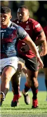  ?? GETTY ?? Leicester Fainga’anuku nearly scored the decisive try for the Crusaders yesterday but a double movement was ruled.