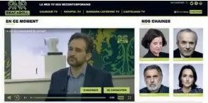  ??  ?? Certaines « recrues » de « Front populaire » participen­t à la webtélé Réac’n’Roll.