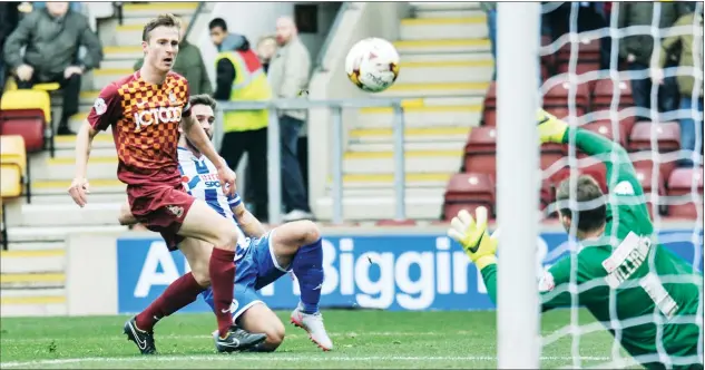  ?? PICTURES: Media Image ?? CHALKED OFF: Wigan’s Will Grigg scores only for the goal to be disallowed