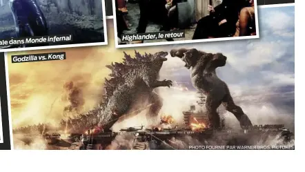  ?? PHOTO FOURNIE PAR WARNER BROS. PICTURES ?? Godzilla vs. Kong
Highlander, le retour