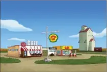  ?? HANDOUT, THE CANADIAN PRESS ?? The “Corner Gas” animated series will be broadcast next year on The Comedy Network.