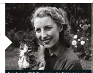  ??  ?? Vera Lynn in 1940. The singer, who died in June, was the oldest artist to have an album in the UK top 40