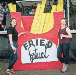  ??  ?? There were great photo opportunit­ies at the Fried French Fry and Music Festival at Hance Park on April 20, 2019.